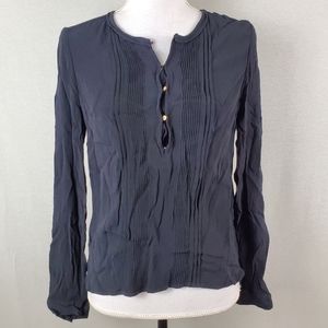 VTG Diane Von Furstenberg Polo Pleated Long Sleeve